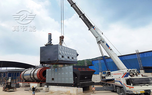 化工污泥烘干機安裝現場 化工污泥烘干機安裝現場